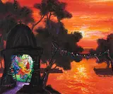 Evening Light by Manu Parekh, Acrylic on canvas, sold Jun 2013