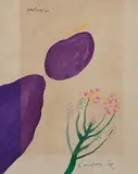 Untitled by Jagdish Swaminathan, Ink on paper, sold Jun 2013