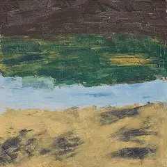 Untitled by Ram Kumar, Oil on canvas, sold Feb 2013