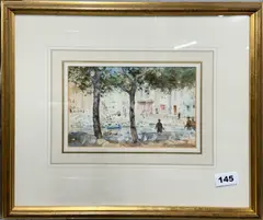 Untitled by Henry Scott Tuke, watercolour of "Cassis", sold Nov 2023