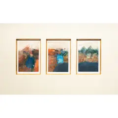Abstract Landcapes (3) by Albert Smith, mixed media, sold Apr 2026