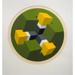 Untitled by Marko Spalatin, screenprint, sold Apr 2026
