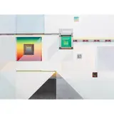 Pyramids by Thomas Akawie, acrylic on canvas, sold Apr 2026