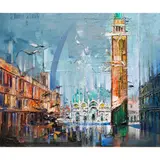 Place St. Marc II by Regis de Bouvier de Cachard, 1970, oil on canvas, sold Apr 2026