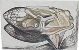Untitled by Valsan Koorma Kolleri, Pastel on paper, sold Feb 2013