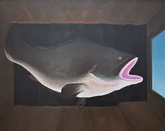 Will You Escape? by Dilip Ranade, Acrylic on canvas, sold Feb 2013