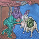 Untitled by Satish Gujral, Mixed media on canvas, sold Jan 2013
