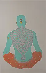 Untitled by Dileep Sharma, Acrylic, pen and ink on paper pasted on board, sold Jan 2013
