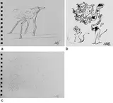 Untitled by Himmat Shah, a. Pencil on paper, sold Jan 2013