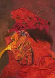 Untitled by Krishen Khanna, Oil on canvas, sold Mar 2013