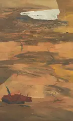Untitled by Ram Kumar, Oil on canvas, sold Mar 2013