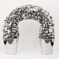 Untitled by Subodh Gupta, Stainless steel, sold Mar 2013