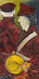Untitled by Krishen Khanna, Oil on canvas, sold Mar 2013
