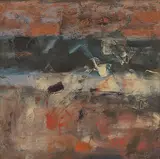 Terra Incognita by K. M. Adimoolam, Oil on canvas, sold Mar 2013