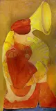 Untitled by Krishen Khanna, Oil on canvas, sold Dec 2012