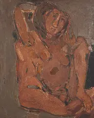 Untitled by Tyeb Mehta, Oil on canvas, offered Dec 2012