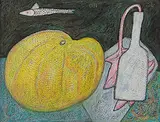 Untitled by Jogen Chowdhury, Mixed media on paper, offered Dec 2012