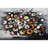 Bouquet by Yiannis Maltezos, acrylic on canvasboard, sold Apr 2026