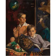 (Ukrainian by Ivan Miassoedoff, oil on canvas, sold Apr 2026