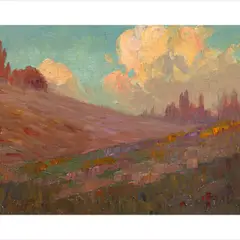 Untitled by Granville Redmond, oil on canvas, sold Apr 2026
