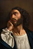 Etude d'homme en tenue renaissance by Giuseppe Bezzuoli, Huile sur toile, sold Nov 2024