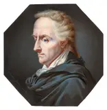 Portrait du poète Vittorio Alfieri (1749–1803) by Marianne Waldstein, Portrait of the poet Vittorio Alfieri, octogonal ivory miniature, signed and dated, by M. Waldstein, sold Nov 2024