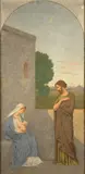 'MATER DEI' by Alexandre Séon, Huile sur toile, à vue cintrée (Toile d'origine), sold Nov 2024