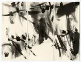 Sans titre by T'ang Haywen, circa 1983, Encre sur papier (triptyque), sold Dec 2024
