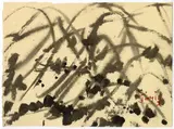 Sans titre by T'ang Haywen, circa 1985, Encre sur papier, sold Dec 2024
