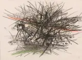 Sans titre by Wifredo Lam, circa 1958, Pastel et fusain sur papier, sold Dec 2024