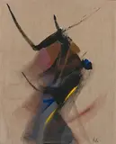Attirance by Jean Miotte, 1983, Huile sur toile de lin, sold Dec 2024