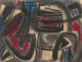 Sans titre by Gérard Ernest Schneider, 1949, Pastel et gouache sur papier, sold Dec 2024