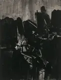Sans titre by André Marfaing, 1959, Lavis et gouache sur papier, sold Dec 2024