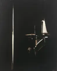 Sans titre by André Marfaing, 1977, Huile sur toile, sold Dec 2024