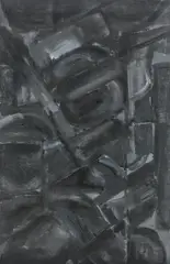 Sans titre by Ladislas Kijno, 1958, Huile sur toile, sold Dec 2024