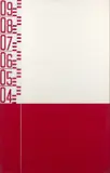 Niveau CM 40 by Jean Pierre Raynaud, Encre sérigraphique, vinyle et collage sur papier, sold Dec 2024