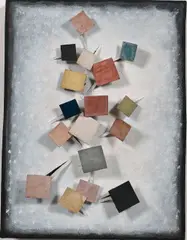 A3 by Arthur Luiz Piza, 1993, Gouache et collage sur carton découpé, sold Dec 2024