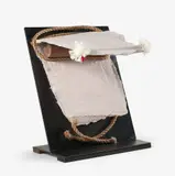 Paper issue by Anthony Caro, 1999-2002, Bois, acier, corde, papier fait main dans un emboîtage en plexiglas, sold Dec 2024