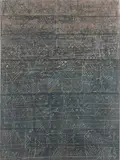 Palimpseste bleu du Nil by Georges Noël, 1965, Technique mixte sur toile, sold Dec 2024