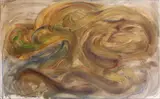 Les dérouleurs de Printemps by Jean Messagier, 1964, Huile sur toile, sold Dec 2024
