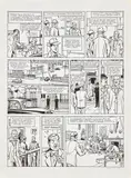 Les Aventures de Blake et Mortimer by Ted Benoît, Encre de Chine sur papier pour la, sold Dec 2024