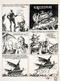 Lone Sloane by Philippe Druillet, Encre de Chine sur papier pour la, sold Dec 2024