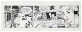 13 rue de l’Espoir by Paul Gillon, Encre de Chine sur papier pour le strip, sold Dec 2024