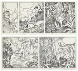 Le Déclic – Tome 1 by Milo Manara, Encre de Chine sur papier pour deux, sold Dec 2024