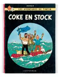 Les Aventures de Tintin by Hergé, Casterman, 1971. Dos carré rouge imprimé, 4e plat B39. Album enrichi d’un dessin représentant Tintin et Milou en buste. , sold Dec 2024