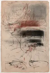 Untitled by Joan Mitchell, Pastel et fusain sur papier, sold Oct 2024