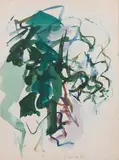 Untitled by Joan Mitchell, circa 1965, Gouache sur papier, sold Oct 2024