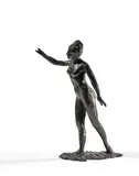 Grande arabesque, premier temps by Edgar Degas, circa 1885-1890, Bronze à patine noire nuancée, sold Oct 2024