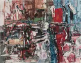 Sans titre by Jean Paul Riopelle, circa 1959, Huile sur toile, sold Oct 2024