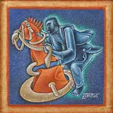 Untitled by Satish Gujral, Mixed media on canvas, sold Nov 2012